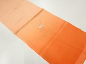 未使用品　正絹　刺繍　帯揚げ